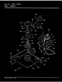 05 - Base & Drive (Rev. E-H) parts for Magic Chef Washer W20HY2 from AppliancePartsPros.com