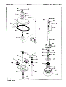 08 - Transmission (Rev. A-D) parts for Magic Chef Washer W20HY2 from AppliancePartsPros.com