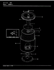 11 - Tub (Rev. E-H) parts for Magic Chef Washer W20HY2 from AppliancePartsPros.com