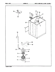 15 - Water Carry & Pump (W20hn-2C)(Rev. A-D) parts for Magic Chef Washer W20HY2C from AppliancePartsPros.com