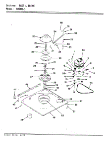 02 - Base & Drive (Rev. K-L) parts for Magic Chef Washer W20HY3 from AppliancePartsPros.com