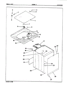 06 - Exterior (Rev. K-L) parts for Magic Chef Washer W20HY3 from AppliancePartsPros.com