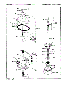 07 - Transmission & Related Parts (Rev. E-J) parts for Magic Chef Washer W20HY3 from AppliancePartsPros.com