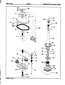 08 - Transmission & Related Parts (Rev. K-L) parts for Magic Chef Washer W20HY3 from AppliancePartsPros.com