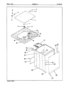 05 - Exterior (Rev. A-D) parts for Magic Chef Washer W20HY3C from AppliancePartsPros.com