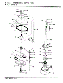05 - Transmission parts for Magic Chef Washer W20HY3S from AppliancePartsPros.com