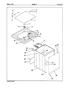 03 - Exterior parts for Magic Chef Washer W20HY4 from AppliancePartsPros.com