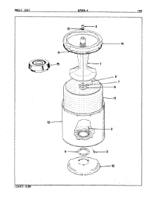 05 - Tub parts for Magic Chef Washer W20HY4 from AppliancePartsPros.com