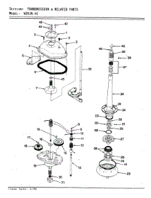 06 - Transmission (Rev. E) parts for Magic Chef Washer W20JA4C from AppliancePartsPros.com