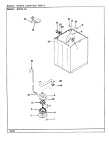11 - Water Carrying (W20jn4s)(Rev. A-E) parts for Magic Chef Washer W20JA4S from AppliancePartsPros.com