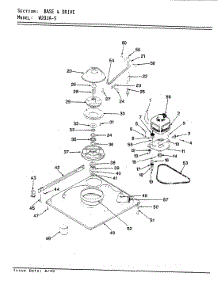 02 - Base & Drive (W20ja5)(Rev. E) parts for Magic Chef Washer W20JA5 from AppliancePartsPros.com