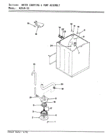 08 - Water Carrying\Pump parts for Magic Chef Washer W20JA5S from AppliancePartsPros.com
