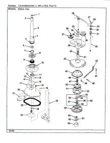04 - Transmission & Related Parts (Rev. A-D) parts for Magic Chef Washer W20JA5SC from AppliancePartsPros.com