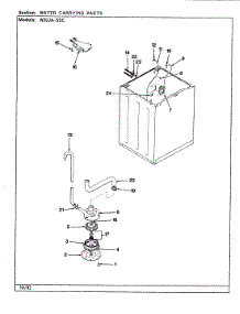 06 - Water Carrying (Rev. A-D) parts for Magic Chef Washer W20JA5SC from AppliancePartsPros.com