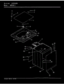 04 - Exterior (W20jn5)(Rev. A-D) parts for Magic Chef Washer W20JN5 from AppliancePartsPros.com