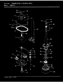 06 - Transmission (W20jn5)(Rev. A-D) parts for Magic Chef Washer W20JN5 from AppliancePartsPros.com