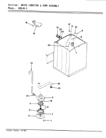 10 - Water Carry & Pump (W20jn5)(Rev. E) parts for Magic Chef Washer W20JN5 from AppliancePartsPros.com