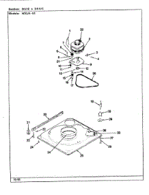 02 - Base & Drive (Rev. A-E) parts for Magic Chef Washer W20JN5S from AppliancePartsPros.com