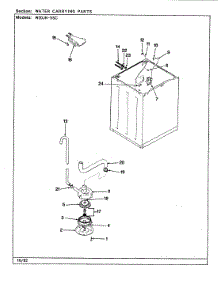 06 - Water Carrying (W20jn5sc)(Rev. A-D) parts for Magic Chef Washer W20JN5SC from AppliancePartsPros.com