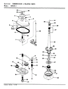 07 - Transmission & Related Parts (Rev. E-F) parts for Magic Chef Washer W20JY4 from AppliancePartsPros.com