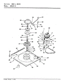 03 - Base & Drive (Rev. E) parts for Magic Chef Washer W20JY4C from AppliancePartsPros.com
