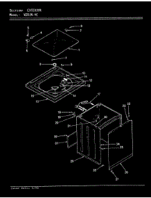 05 - Exterior (Rev. A-D) parts for Magic Chef Washer W20JY4C from AppliancePartsPros.com