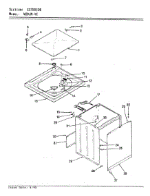 06 - Exterior (Rev. E) parts for Magic Chef Washer W20JY4C from AppliancePartsPros.com