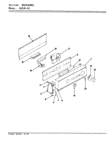 03 - Control Panel parts for Magic Chef Washer W20JY4S from AppliancePartsPros.com