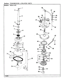 07 - Transmission (W20jn4sc)(Rev. A) parts for Magic Chef Washer W20JY4SC from AppliancePartsPros.com