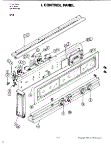 02 - Control Panel parts for Jenn-Air Oven W214 from AppliancePartsPros.com
