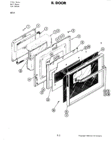 03 - Door parts for Jenn-Air Oven W214 from AppliancePartsPros.com