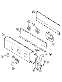 02 - Control Panel parts for Magic Chef Washer W225LM from AppliancePartsPros.com