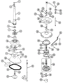 05 - Transmission (Series 10-12) parts for Magic Chef Washer W227LV from AppliancePartsPros.com