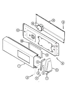 02 - Control Panel parts for Magic Chef Washer W229LV from AppliancePartsPros.com