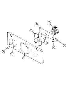 02 - Blower Motor (Cooling) parts for Jenn-Air Oven W2450W from AppliancePartsPros.com