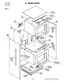 03 - Body parts for Jenn-Air Oven W246-C from AppliancePartsPros.com