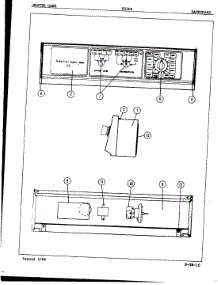 03 - Control Panel parts for Admiral Washer W25D6A from AppliancePartsPros.com