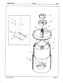 09 - Tub parts for Admiral Washer W25D6A from AppliancePartsPros.com