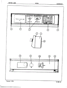 04 - Control Panel (Rev. A-B) parts for Admiral Washer W25D6W from AppliancePartsPros.com