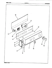 02 - Control Panel (Rev. A) parts for Magic Chef Washer W25FA2 from AppliancePartsPros.com