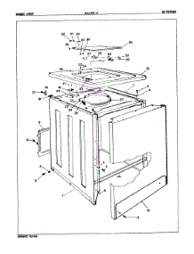 03 - Exterior (Rev. A) parts for Magic Chef Washer W25FN2 from AppliancePartsPros.com