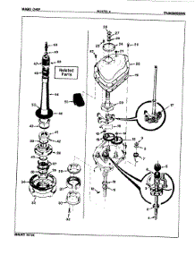 03 - Transmission (Rev. A) parts for Magic Chef Washer W25FY2 from AppliancePartsPros.com