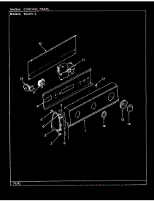 06 - Control Panel (Rev. G-L) parts for Magic Chef Washer W25HY2 from AppliancePartsPros.com