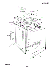 03 - Exterior parts for Magic Chef Washer W26EN2 from AppliancePartsPros.com