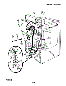 05 - Water Carrying parts for Magic Chef Washer W26EY2 from AppliancePartsPros.com
