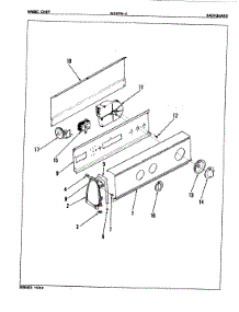 02 - Control Panel (Rev. A) parts for Magic Chef Washer W26FA2 from AppliancePartsPros.com