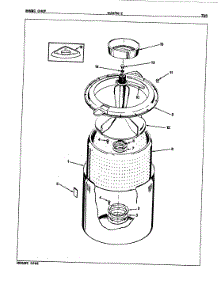 04 - Tub (Rev. A) parts for Magic Chef Washer W26FY2 from AppliancePartsPros.com