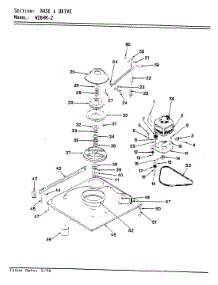 02 - Base & Drive (Rev. E-G) parts for Magic Chef Washer W26HA2 from AppliancePartsPros.com