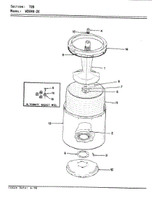 10 - Tub (W26hn2k)(Rev. E) parts for Magic Chef Washer W26HN2K from AppliancePartsPros.com