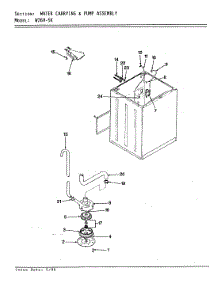 05 - Water Carrying & Pump Assembly parts for Magic Chef Washer W26HN5K from AppliancePartsPros.com